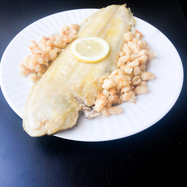 LENGUADO AL LIMÓN CON ALUBIAS BLANCAS